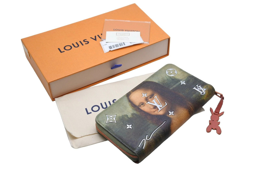 Louis Vuitton Masters Collection Zippy Wallet Mona Lisa Da Vinci Long